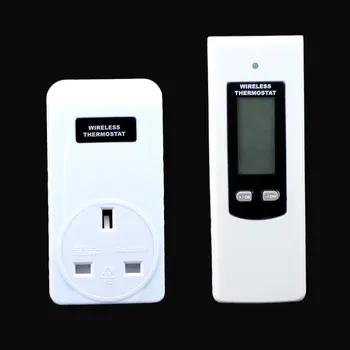 

Wireless LCD Remote Control RF Plug In Thermostat Hydroponic KIT -CCRC30F-KIT EU/US/UK Plug