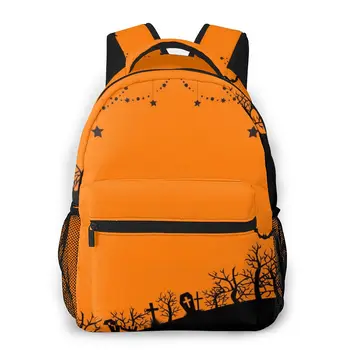

2020 OLN Backpack Women Shoulder Bag Halloween Cute Decor Fashion School Bag For Teenage Girl Backpacks Travel Bag