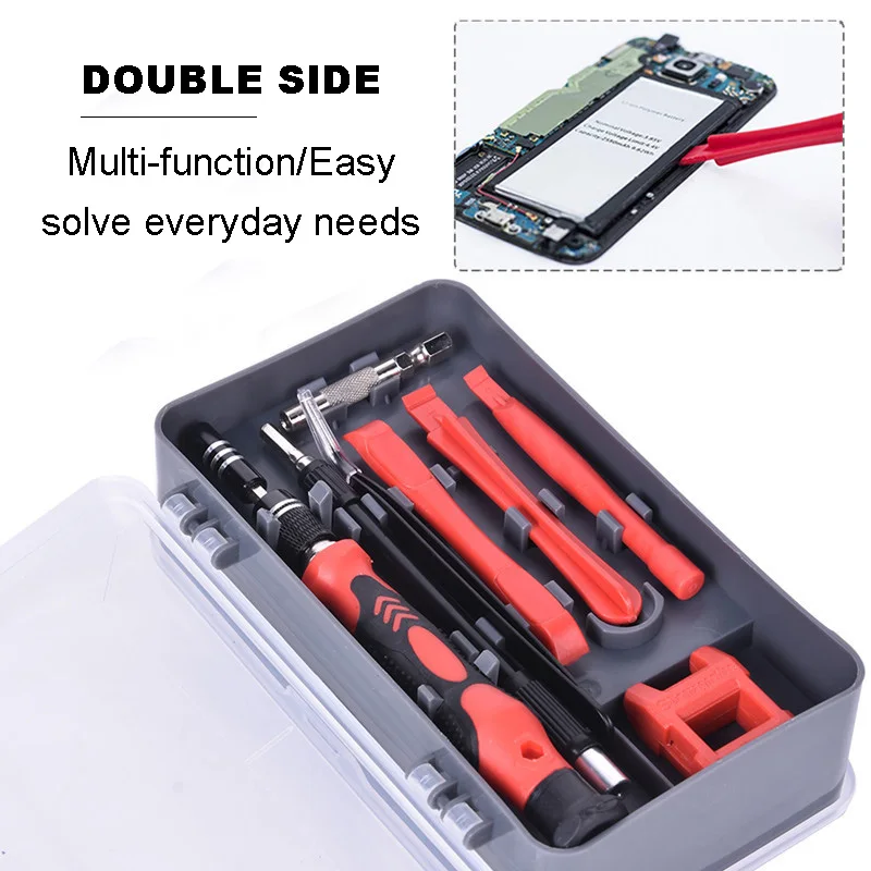 ZK40 Phone Repair Tools Kit Screwdriver Set Precision 115 In 1 Magnetic Torx Hex Bit Screw Driver Bits Insulated Multitools