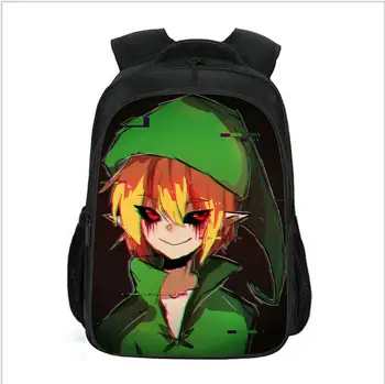 

Cross border new product hot sale creepypasta schoolbag cartoon same men's and women's fashion leisure backpack