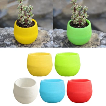 

Small Cactus Succulent Planters Indoor Outdoor Flower Pots with Drainage Hole Planting Pots Desktop Decorative Flower Pot