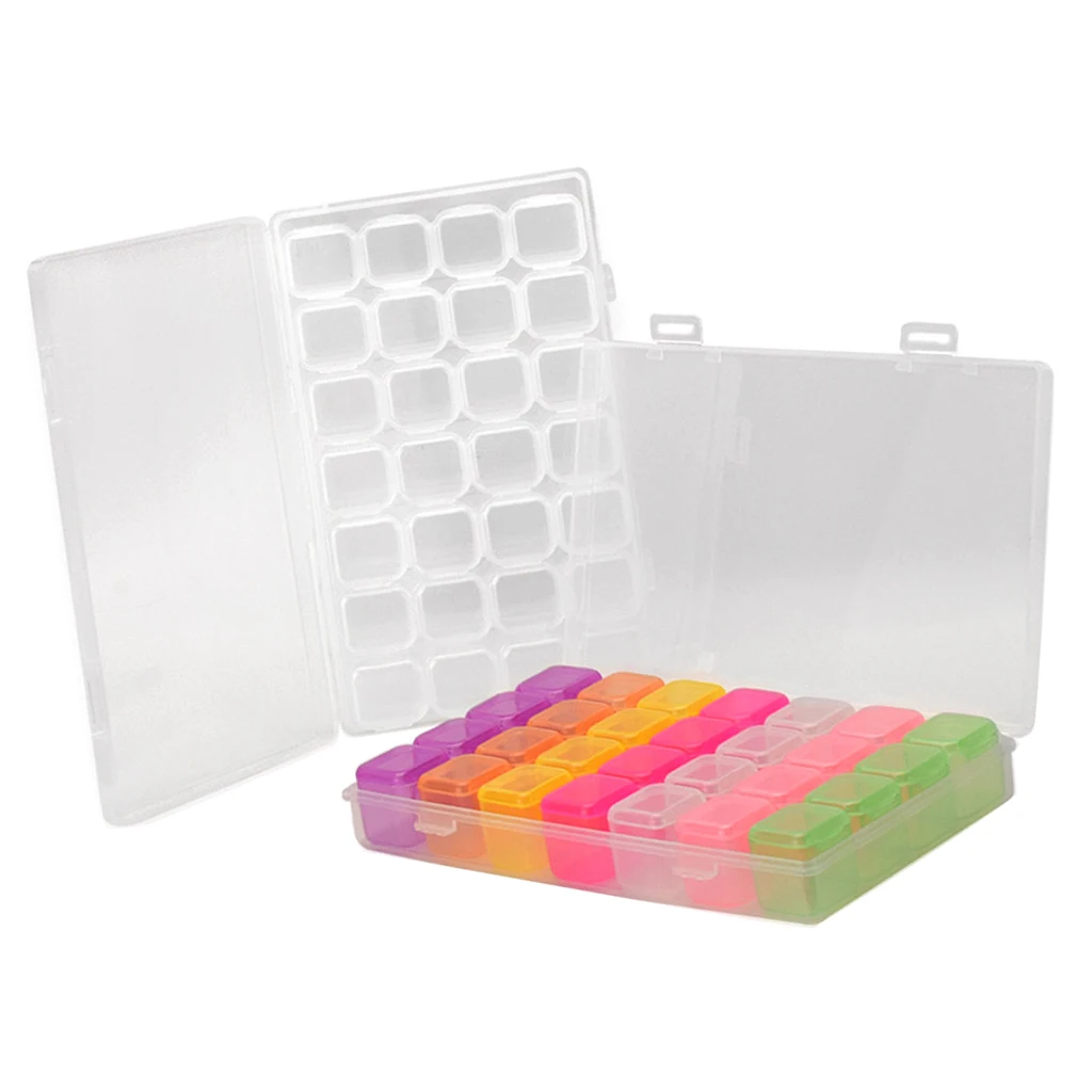 7 Day 28 Slots Home Travel Medicine Pill Tablet Vitamin Box Storage Case Organizer