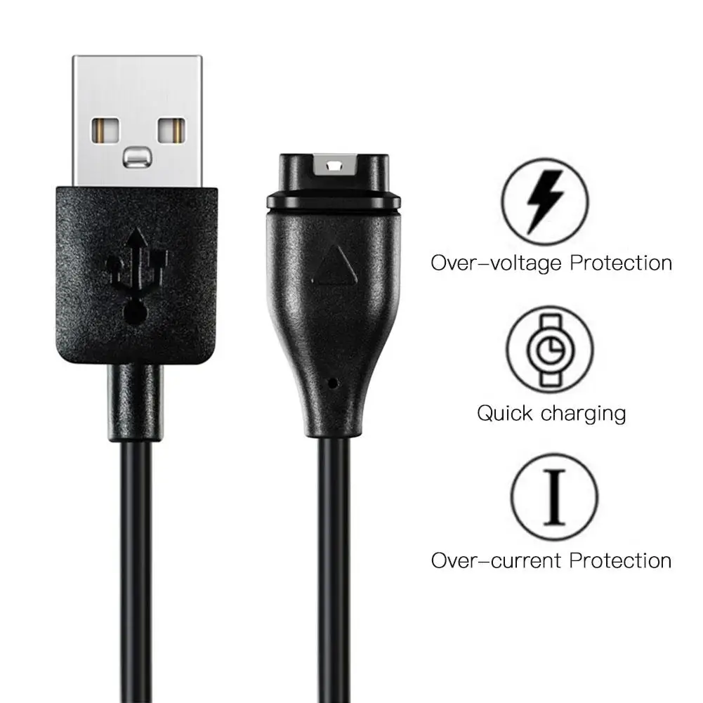 1 м USB быстрое зарядное устройство кабель для передачи данных зарядное устройство для Garmin Fenix 6 6S 6X Pro Fenix 5 5S 5X Forerunner 945 935 Vivoactive 3
