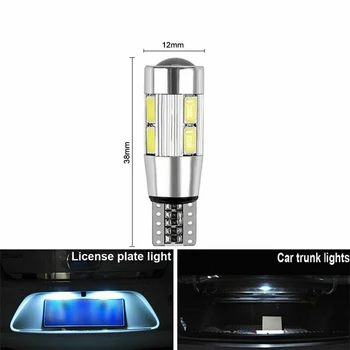 

2Pcs LED Lights Canbus Error-Free Interior Ceiling 6000K-6500K 5630 SMD