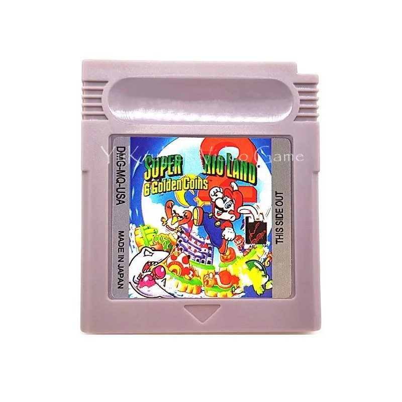 SuperMarioLand 2 - 6 Golden Coins 16 Bit Video Game Cartridge Card Console Memory for Nintendo GBC GBA NDS 2DS 3DS | Электроника
