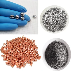 Particules métalliques Ti/W/Te /Ni /Mo /Zn/Al /Cu/Sb/Bi/Sn/Fe, titane, tungstène, Nickel, molybdène, Zinc, aluminium, cuivre 