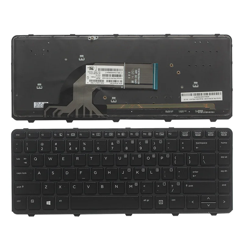 Новая клавиатура для ноутбука HP 640 440 445 G1 G2 645 430 с английской подсветкой и