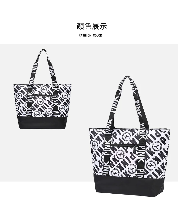 New Waterproof Fitness Bag For Training Outdoor Women's Sport Bag Nylon Ladies Handbags Travel Portable Pink Gym Bags Women