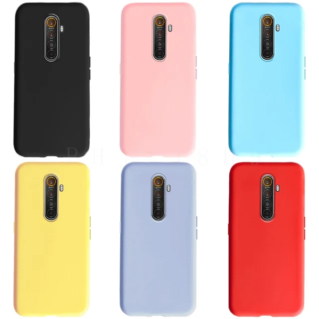 OPPO-funda de goma blanda Realme X2 Pro, cubierta trasera XT X2, versión  Global, parachoques, PU + TPU, 100% Original, oficial - AliExpress