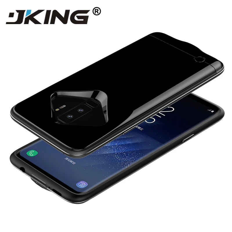 

JKING S9 Battery Case For Samsung Galaxy S9 Plus Battery Charger case Slim Aluminum Frame Power Bank Charging Cover 5200 4200mah