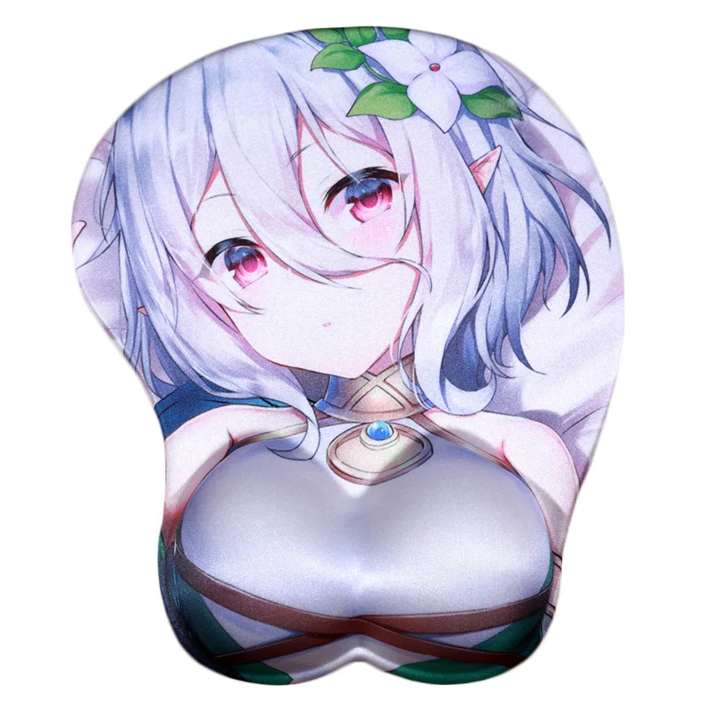 FFFAS 3D коврик для мыши Kokoro мягкий с отдыхом на запястье компьютерной клавиатуры