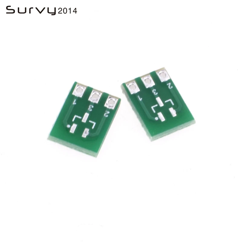 20 шт Двухсторонний SMD SOT23-3 для DIP SIP3 адаптер печатной платы DIY конвертер