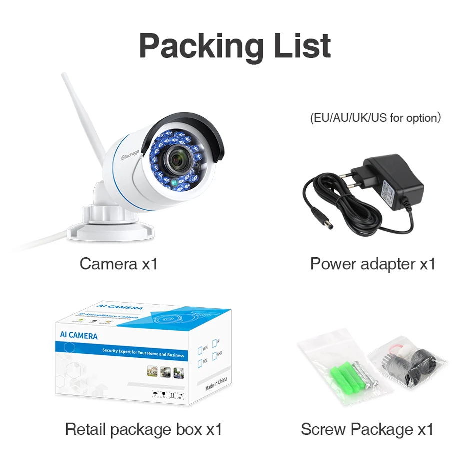  Techage 1080P IP Camera Wireless Home Security Camera Surveillance Camera Wifi Motion Detection Out - 4.00017E+12