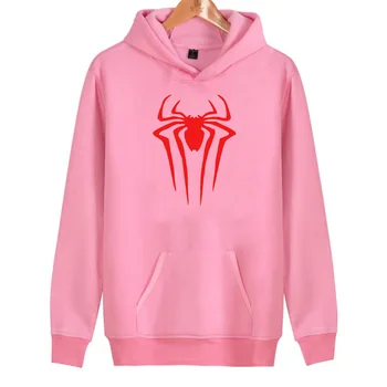 

Spider print hooded in men/women sweatshirts long sleeve popular hip hop Spider high quality winter warm high quality loose tops