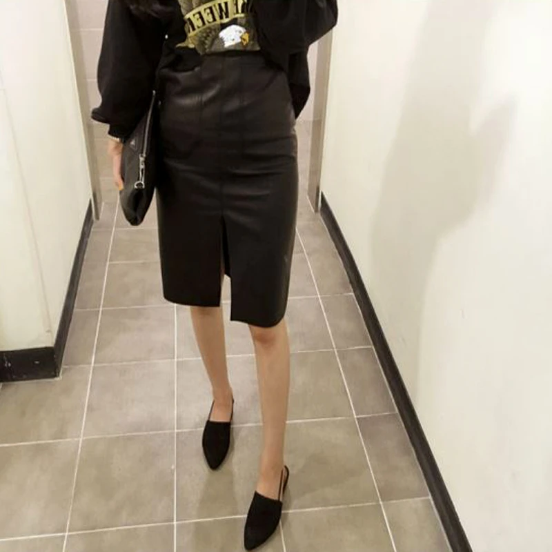Tutu Rokken Womens Promotie Rokken Lange Rok Lolita Schapenvacht Hoge Taille Slim Wilde Bag Hip Voorvork Echt Leer Vrouw Tutu Rokken Womens Promotie Rokken Lange Rok Lolita Schapenvacht Hoge Taille Slim Wilde Bag Hip Voorvork Echt Leer Vrouw