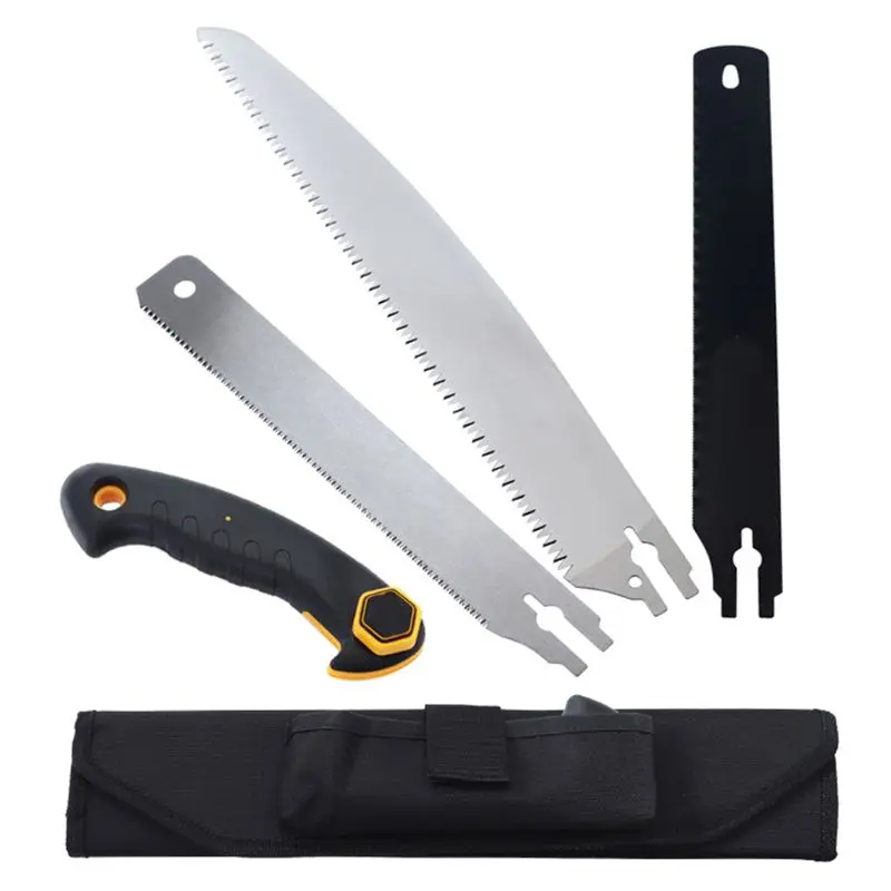 

3 in 1 Camping Pruning Folding Hand Saw Woodworking Gardening Tool for Glass Wood Metal Plastic