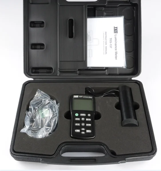 

TES-137 Luminance Meter with Dual Display LCD Lightness Tester Lux Meter