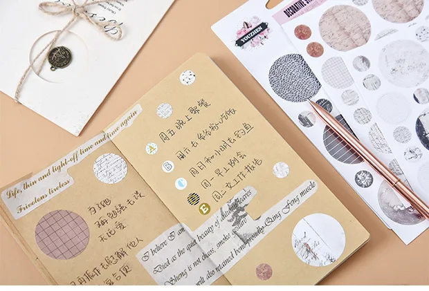 2-3Pcs/Pack Bronzing English letter set sticker paper For Kids DIY Diary Scrapbooking Photo Ablums