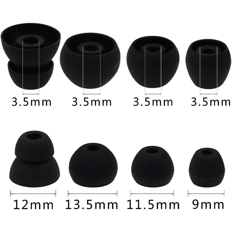 KUTOU Earbuds For Beat Powerbeats Pro Wireless Earphones Powerbeats3 Flex Silicone Ear Tips In-Ear Earphone Gel Earbuds