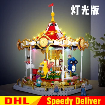 

XINGBAO 30001 Cartoon princess dream paradise carousel Building Blocks Bricks Toys Kinder Weihnachten spielzeug Geschenke Ziegel