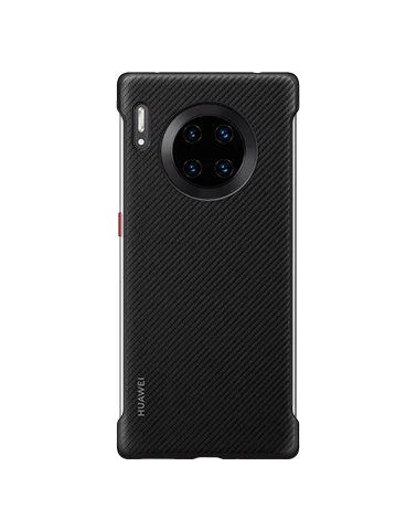 PU Black Тема для путешествий от huawei mate 30 Pro 5G чехол оригинальная официальная коробка mate 30 Pro силиконовый кожаный чехол LIO-N29/TAS-L09 - Цвет: PU Black