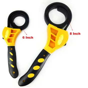 

Universal Belt Auto Repair Oil Filter Wrench Disassembly Adjustable Spanner Can Bottle Opener