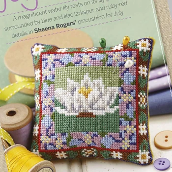 

Cross Stitch Pin Neddle Cushion Needlework DIY Kit Embroidery Set Counted Cross-Stitching Pincushion Pin Bag Suit ZC039