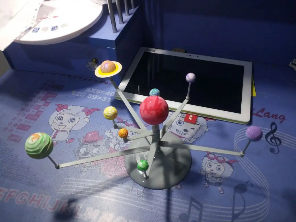 

Solar System from Nine Planetary Model Eight Planets DIY Assembly Celestial Night Light Science And Technology Small Production