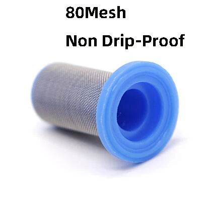 80Mesh NonDrip-proof Сельскохозяйственное сопло распылителя из нержавеющей стали, фильтр стрелы распылителя, сопло 50 сеток/80 сеток, защищенные от капель, аксессуары для сельского хозяйства - Цвет: 80Mesh NonDrip-proof