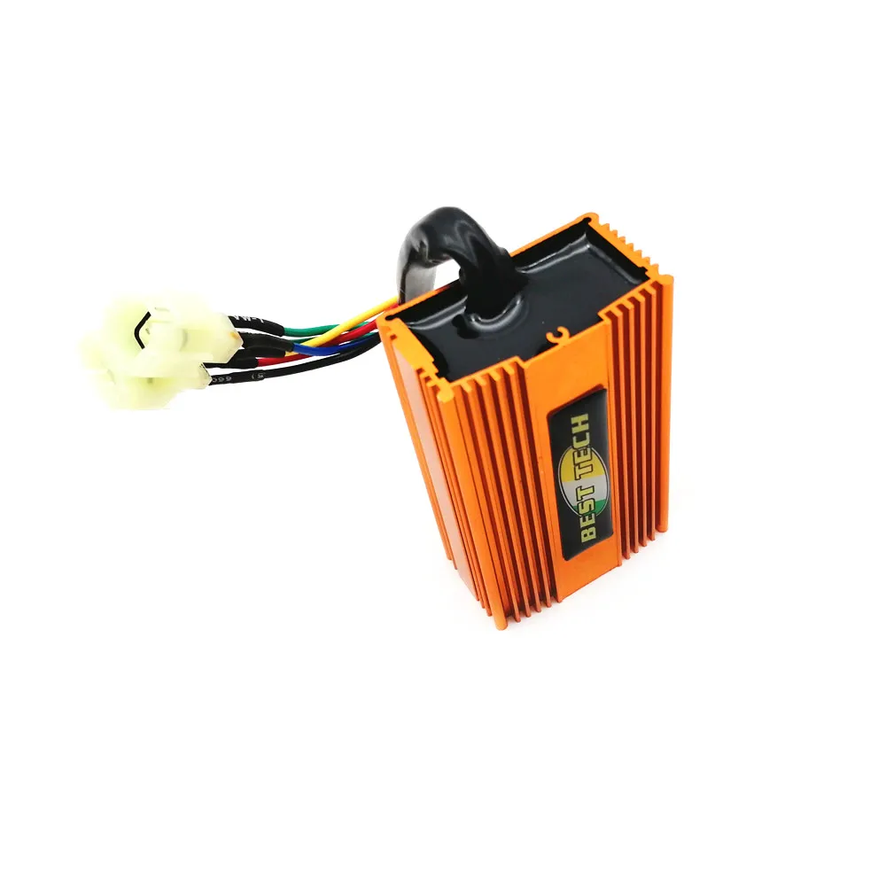 Новый 6 контактный гоночный DC CDI для CG GY6 125 150 200 250cc Dirt Pit Bike ATV Quad Buggy|Зажигание