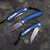 D2 Tool Steel Folding Pocket Knife with Clip G10 Handle EDC Knives for Peeler Tactical Defensive Cutter Hunting Outdoors  Tool 6