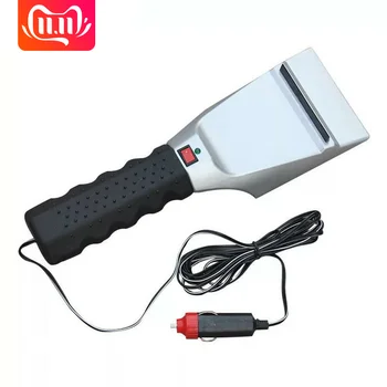 

Electric Windshield Defroster Ice Scraper With Heating Snow Shovel Handle Wiper 12V Electric Heated Windshield Scraper