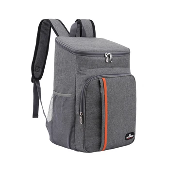 Large Capacity Cooler Bag Leakproof Lunch Cooler Backpack Thermal Picnic