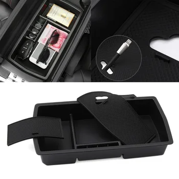 

For Peugeot 1pc Armrest Box Suitcase Storage Box Glove Holder Universal Support 3008 3008GT 5008 2017 2018