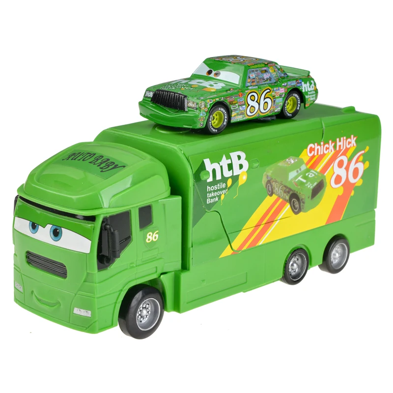 Совершенно новые автомобили disney Pixar Cars 2 Cars 3 Truck Mack Launcher пластиковая игрушечная машинка 1:55 Игрушечная модель автомобиля детские подарки на день рождения