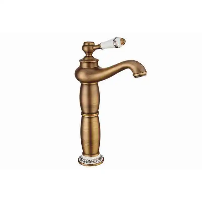 

Ceramic Chrome-Plated High Faucet Seat Diameter 35mm Sitting Kitchen Faucet Single-Connected Plating Craft Hand Faucet 60116BF