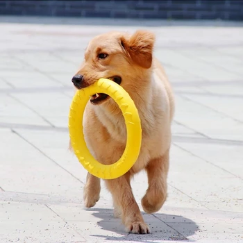 

28cm big size EVA flying discs Pet Dog Training Ring Puller Durable Chewing Toy Teeth Interactive Dog Toy