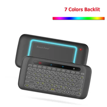 

H20 Mini Wireless Backbit Keyboard IR Remote/ Learning Air Mouse Compatible For Google Smart TV Android Box PC
