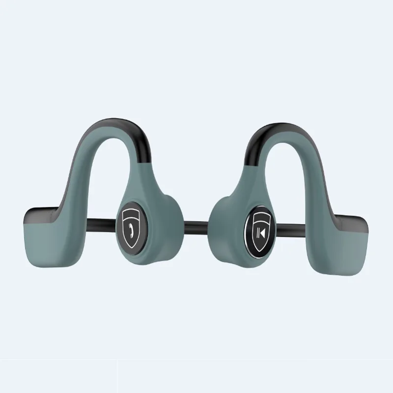 

B9 bluetooth wireless sensing headphones bone movement running stereo music call bone conduction hanging ear headphones