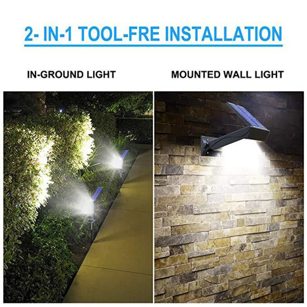 Solar Led Floor Lamp Flat Automatic Light Switch Long Life Outdoor Garden Light Led Street Light Landscape Light