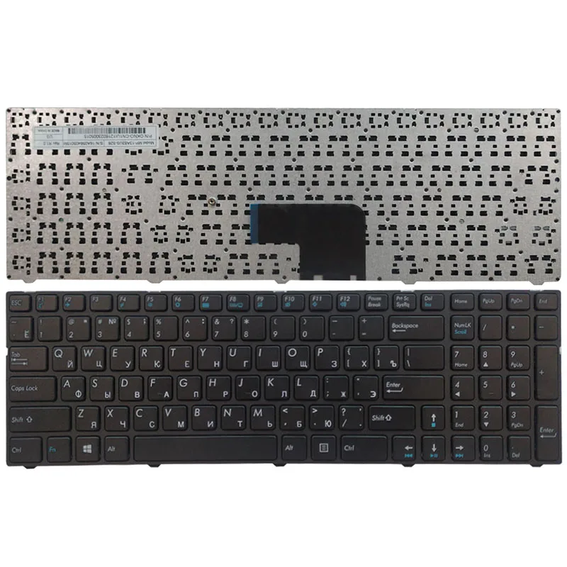 Keyboard Laptop DEXP MP-13A83SU-5283 DNS Russian New for Pegatron C15/C15a/C15e/..