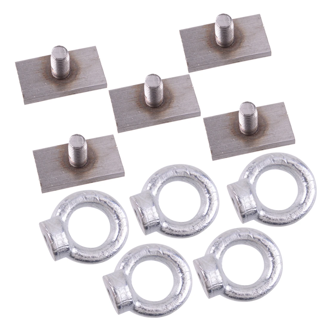 Details about   2x T Bolt Eye Nut tie down kit for Rhino Thule Yakima Pro Rola roof rack M8 16mm 