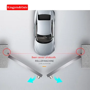 

Automatic dual barrier swing arm boom gate motor DC24V opener actuator engine with remote control kit optional 400kg door opener