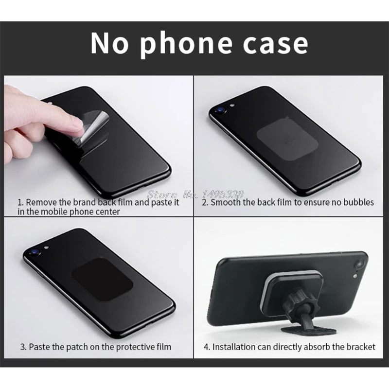  Universal Magnetic Auto Telefon Halter Stehen in Auto Für iPhone X Samsung Magnet Berg Zelle Handy 