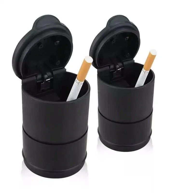 1 шт портативный светодиодный дым автомобиля пепельницы сигарет ash держит чашки Автоматический световой индикатор пепельница автомобильный держатель для стакана