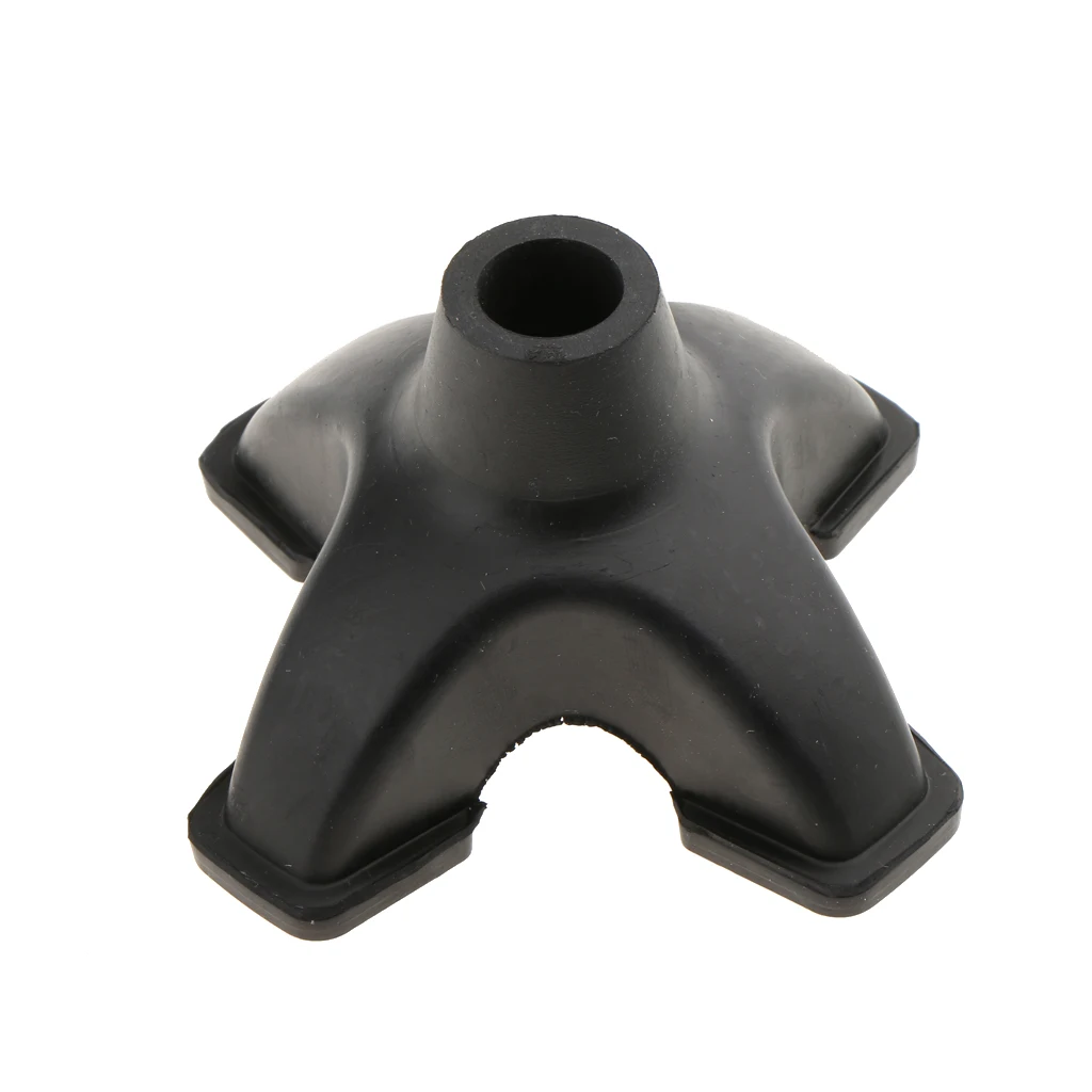 Anti-skid Stabilizing Shock Absorb Walking Stick End Crutch Cane Rubber Tips Stability Aid for Disabled Elderly Men Women