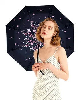 

DMBRELLA Travel Mini Umbrella Windproof UV Folding Compact Umbrella Portable Lightweight Sun & Rain Parasol for Women and Men