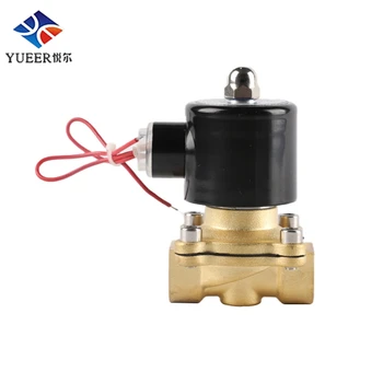 

3/8" Normal Closed Brass Water Solenoid Valve Pneumatic Diesel Fuel Air Electromagnet Thread Valves AC220V DC12V DC24V