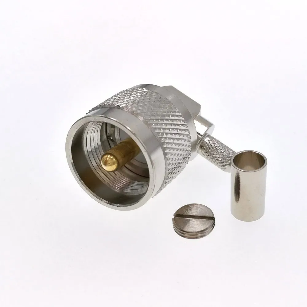 UHF Male Right RG58 1