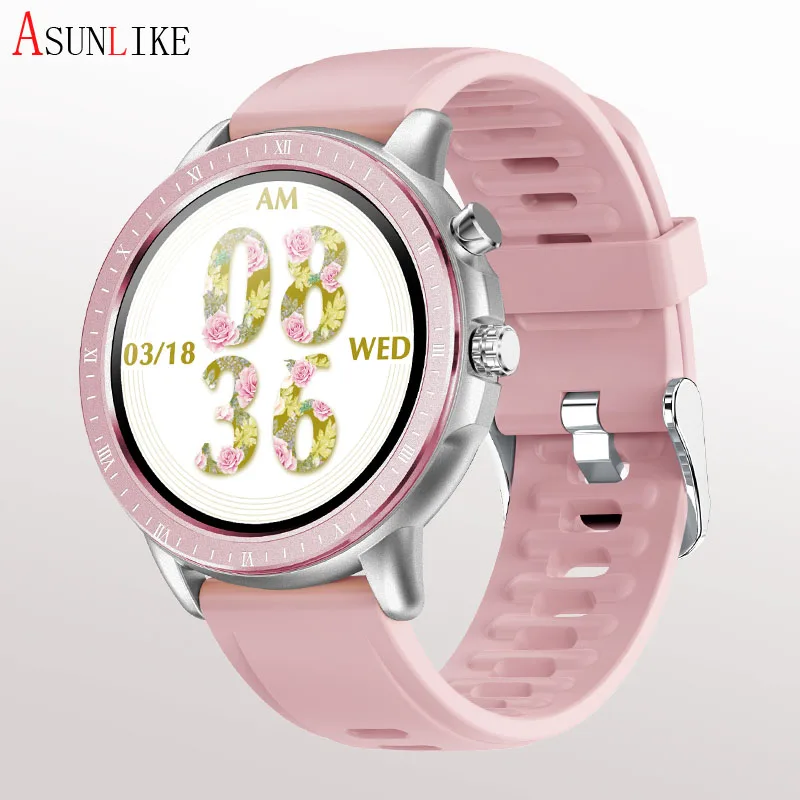 

S02 Men & Women Smart Watch,1.3 Inch Full Touch Screen, Blood Pressure Heart Rate Monitoring IP67 Waterproof Fitness Tracker